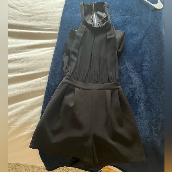 Dance & Marvel Elegant Black Romper - Picture 2 of 6